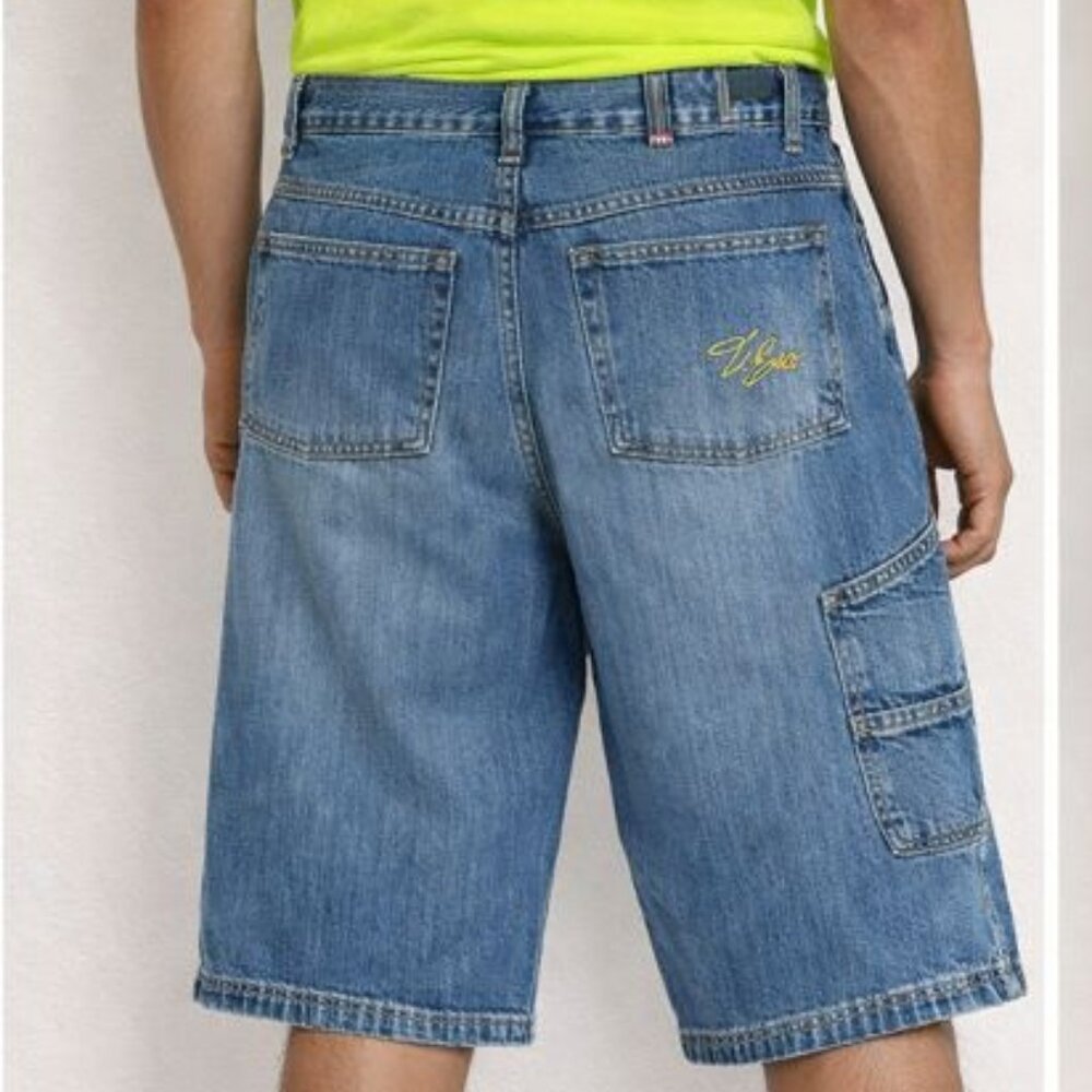 Willie ESCO Duns Cotton Denim Blue Jean Shorts 36 waist like new